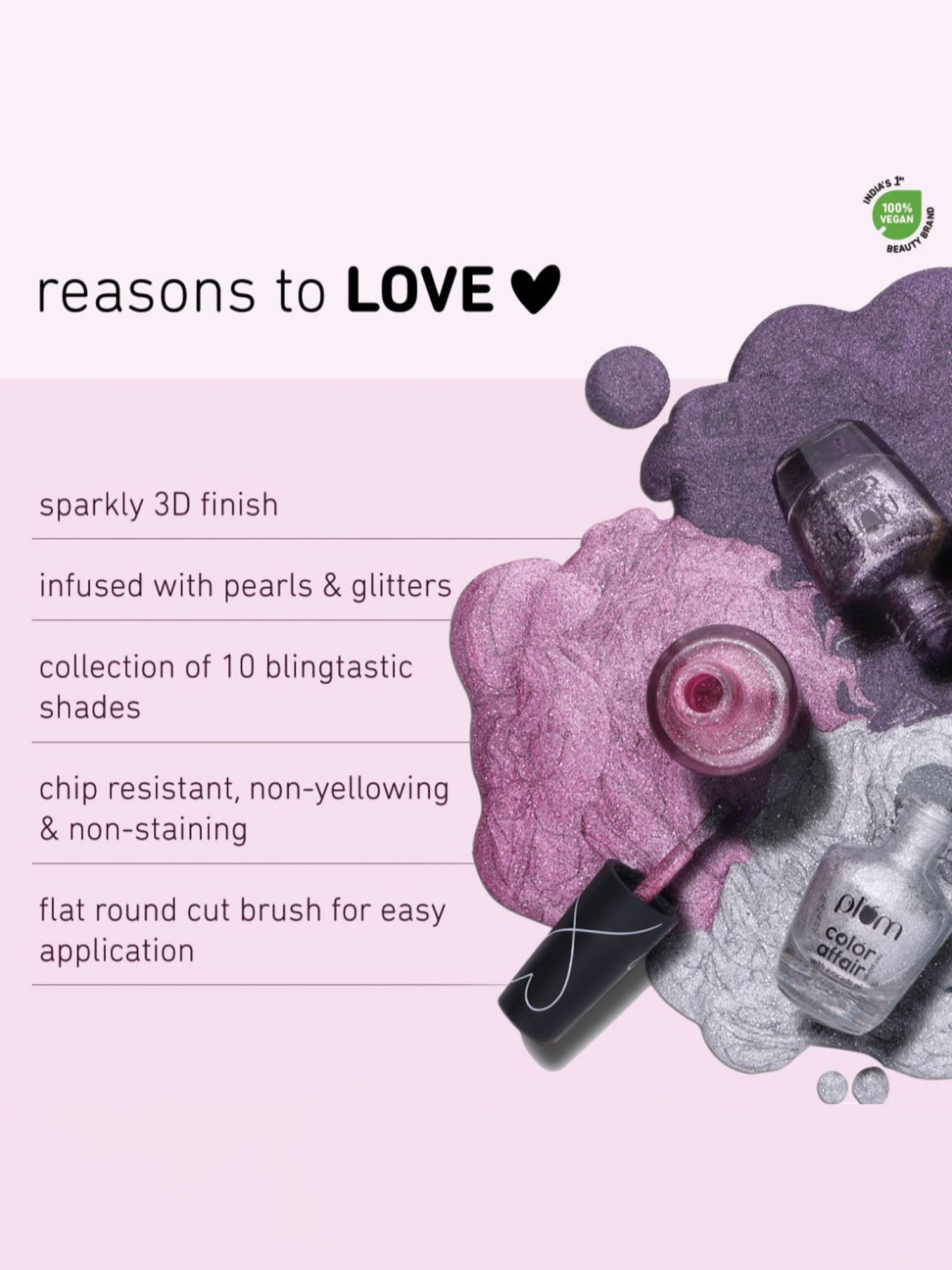 Plum Color Affair Nail Polish Golden Hour 162 - 11 ml