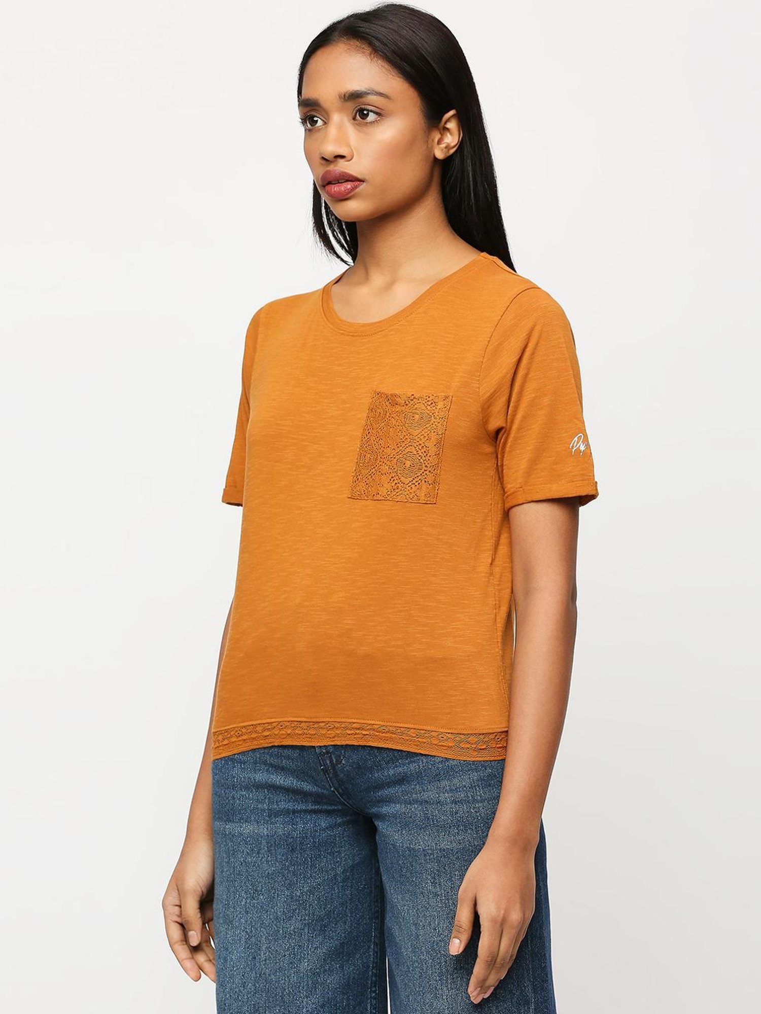 Pepe Jeans Brown Cotton T-Shirt