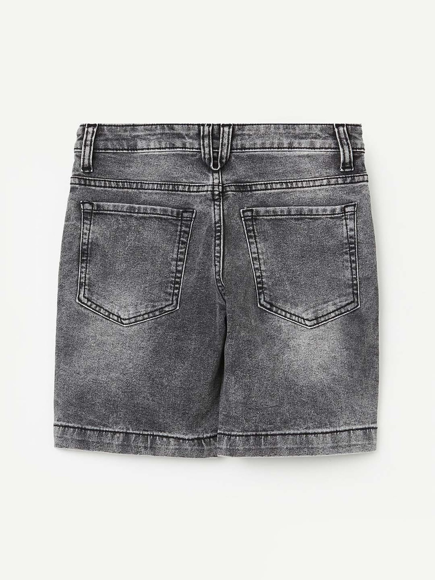 Fame Forever by Lifestyle Kids Grey Cotton Printed Shorts