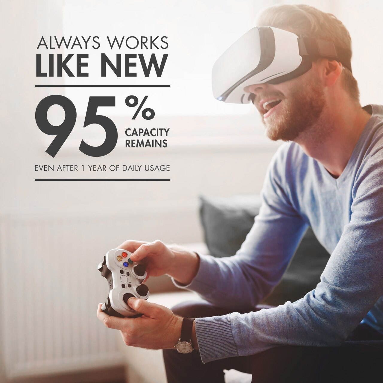 8pcs Tenergy Centura Lite NiMH D 1.2V 3000mAh Rechargeable Batteries