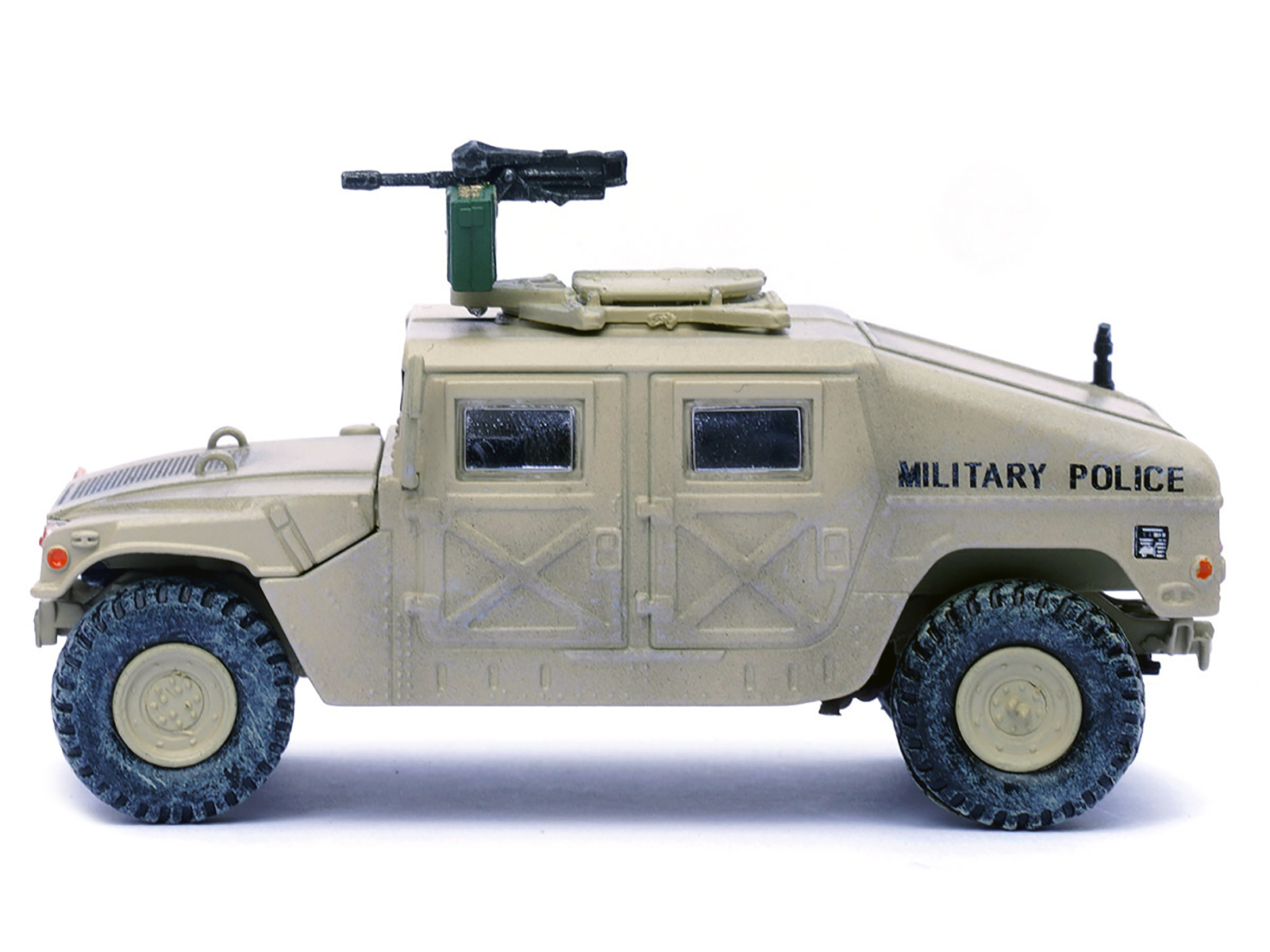 M988 Modern 4&times;4 Utility Vehicle with Grenade Launcher Desert Sand "Military Police 4th Traffic Platoon A company 92nd MP Battalion 89th MP Brigade Ad Daman Saudi Arabia Gulf War" (1990) "Military Miniature" Series 1/64 Diecast Model by Panzerkampf