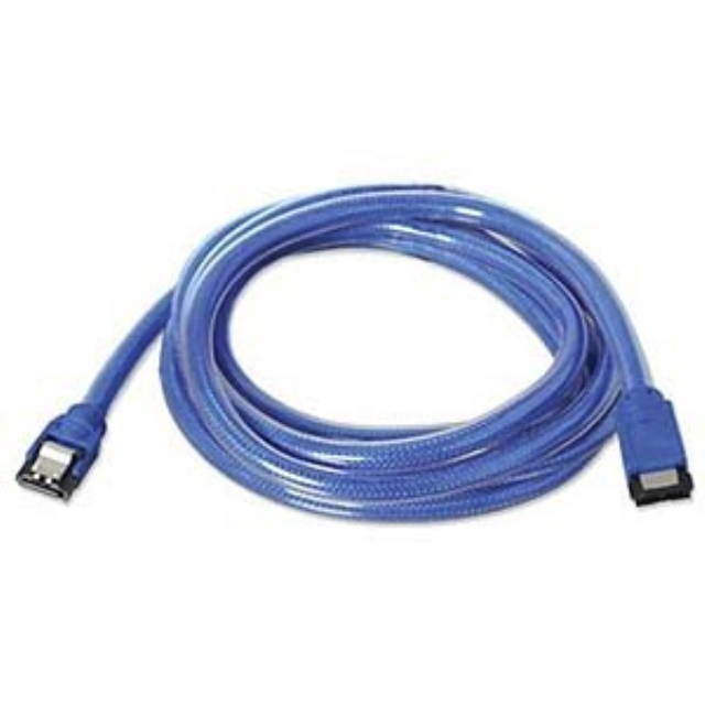 Link Depot 6-Feet E-SATA to SATA 3Gbps Cable, Blue (ESATA-SATA-6BU)