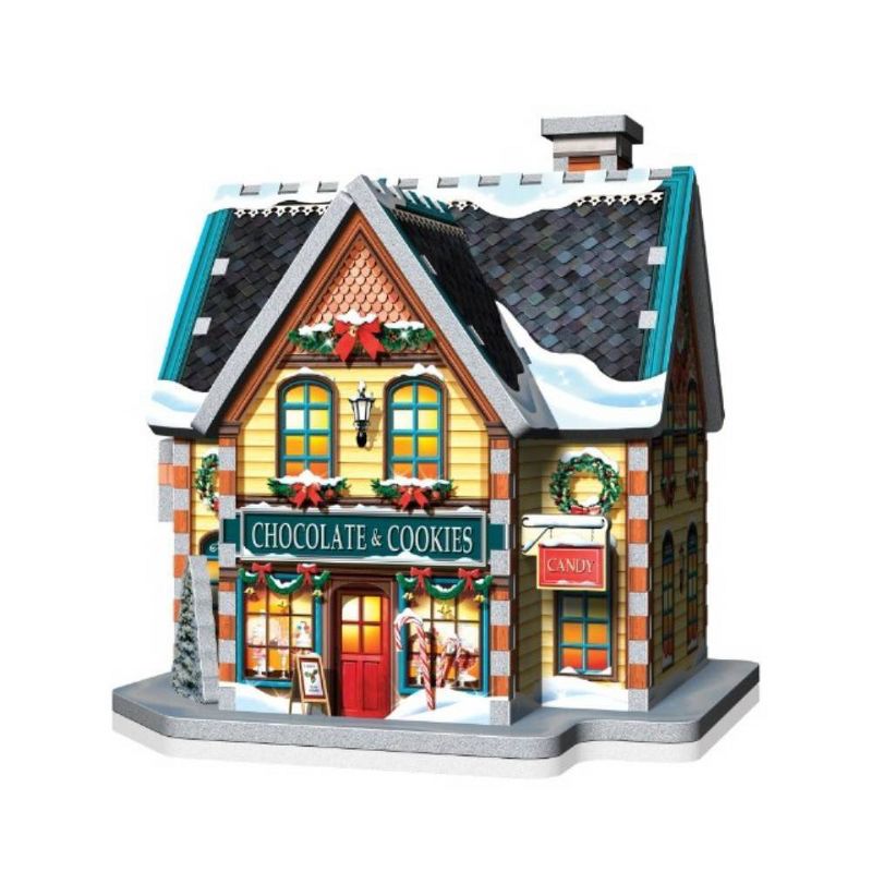 Wrebbit The Christmas Village 3D Panel Puzzle 116pc