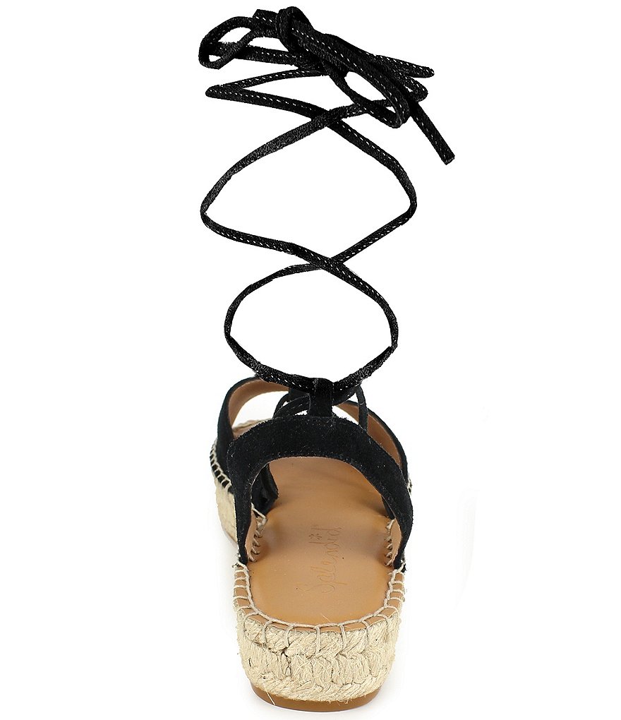 Splendid Meredith Suede Ankle Wrap Espadrille Sandals