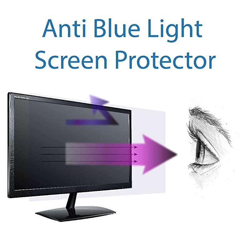 Blue Light Screen Protector (3 Pack) for 19.5 Inches (Screen Measured Diagonally) Desktop Monitor. Filter Out Blue Light and Relieve Computer Eye Strain to Help You Sleep Better