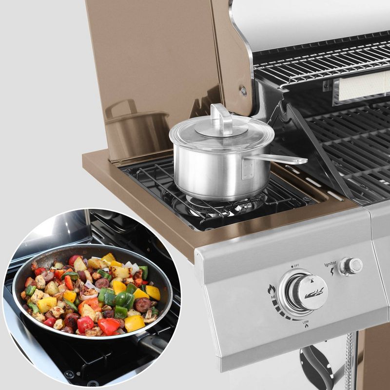 Royal Gourmet Deluxe 5-Burner Gas Grill GA5403C Brown