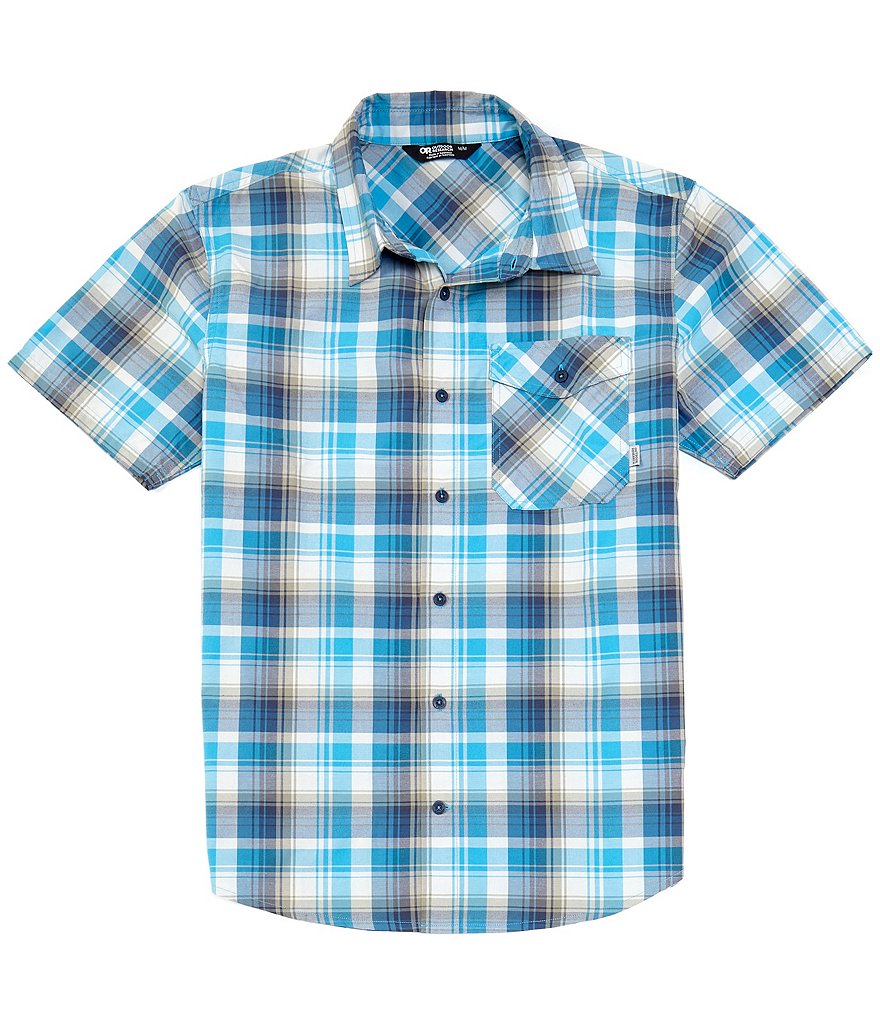 Outdoor Research Seapine Performance Short-Sleeve Organic Materials Woven Shirt