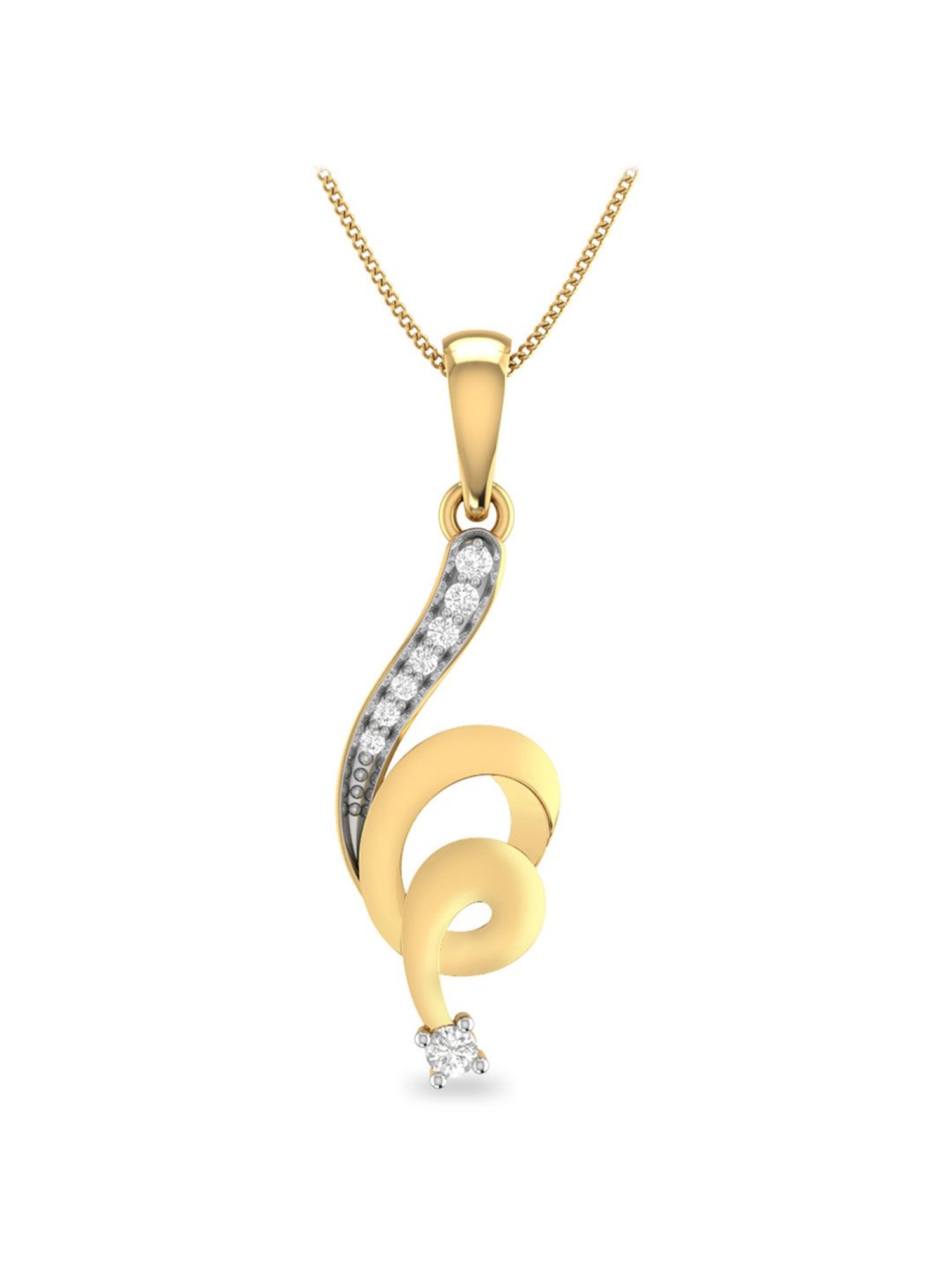 PC Jeweller Devlin 18k Gold Pendant without Chain for Women