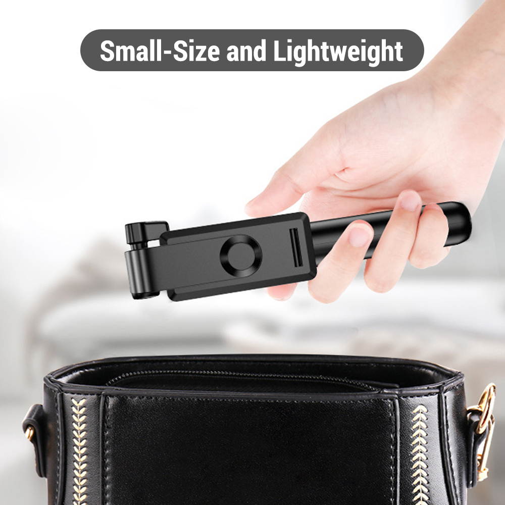 Selfie Tripod Stand and Phone Holder Multifunctional Cellphone Selfie Rod Extendable Smartphone Tripod with BT Wireless Remote Shutter Compatible with iPhone Samsung Huawei Phones Aluminum Alloy Green