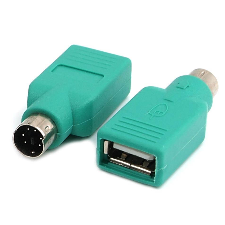 1PCS USB Female to PS2 PS/2 Male Adapter Converter keyboard Mouse Mice
