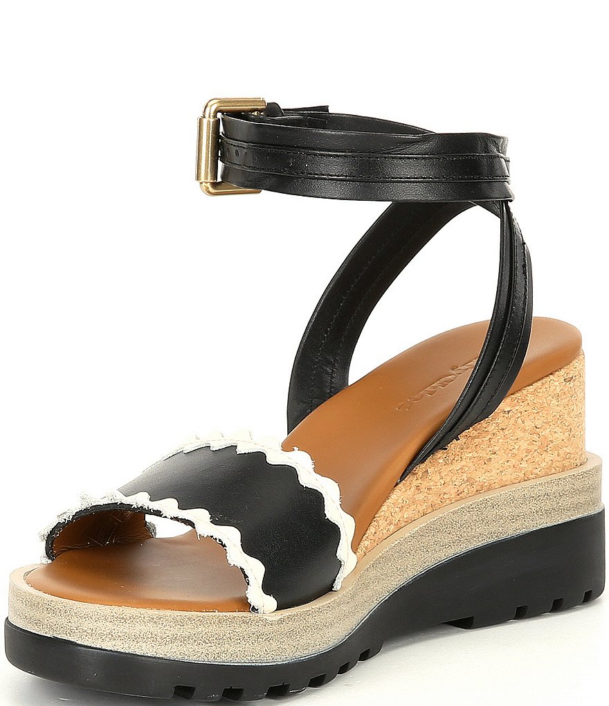See By Chloe Robin Leather Wedges