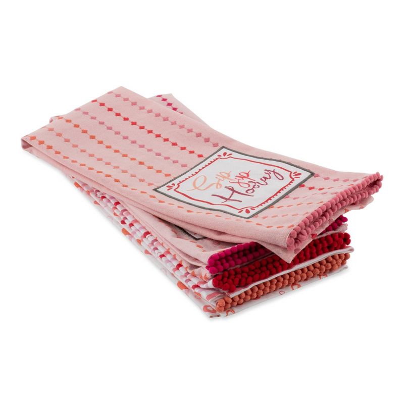 Lakeside Oven Mitt and Kitchen Towel Turkey Motif Hot Dish Handling Set - 2 Pieces