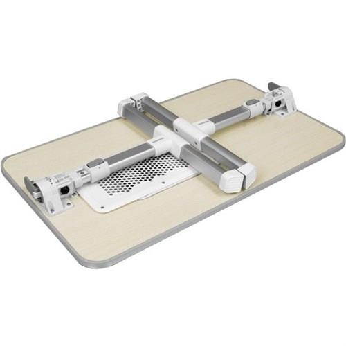 Aluratek Adjustable Ergonomic Laptop Cooling Table With Fan