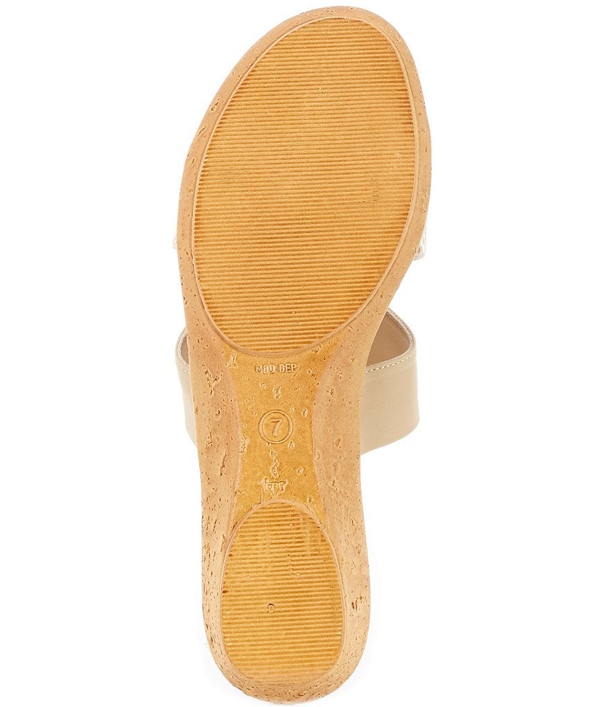 Onex Izabel Cork Wedge Slides