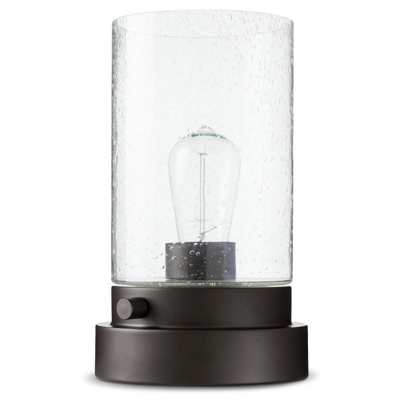 Hudson Industrial Uplight Lamp Black  - Threshold™