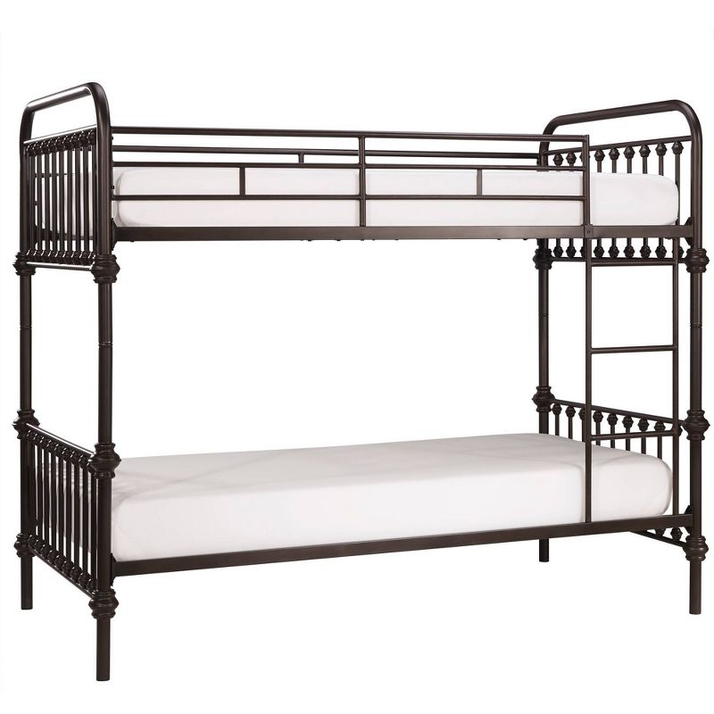 Twin Tilden Standard Metal Bunk Bed Dark Bronze - Inspire Q