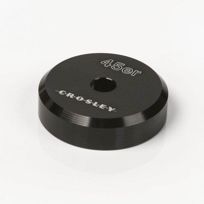 CROSLEY RADIO CR9100A-BK 45'er Aluminum 45RPM Adapter ,Black