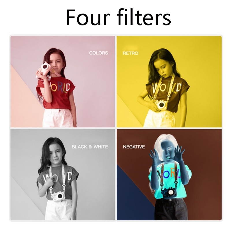 4800W Pixel Front And Rear Dual-Camera High-Definition Children Mini Digital Camera