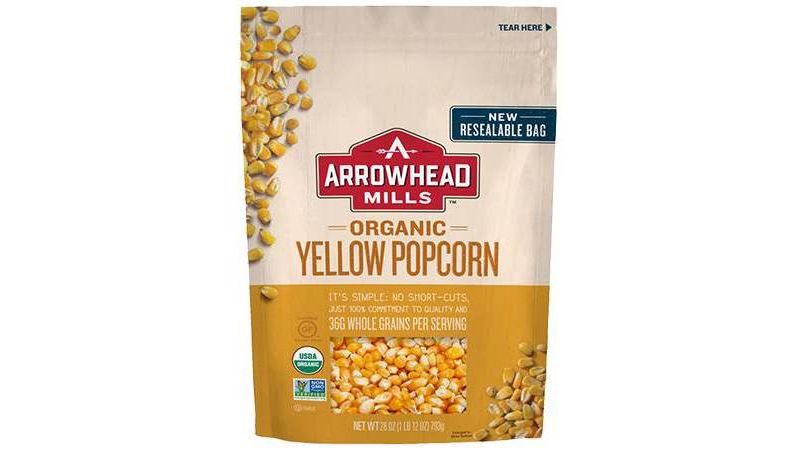 Arrowhead Mills Organic Yellow Popcorn - 28oz (Pack of 6)