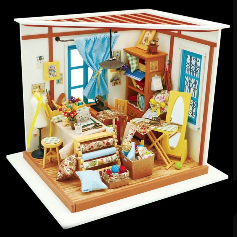Hands Craft DIY 3D Wooden Puzzles - Miniature House: Lisa's Tailor Shop