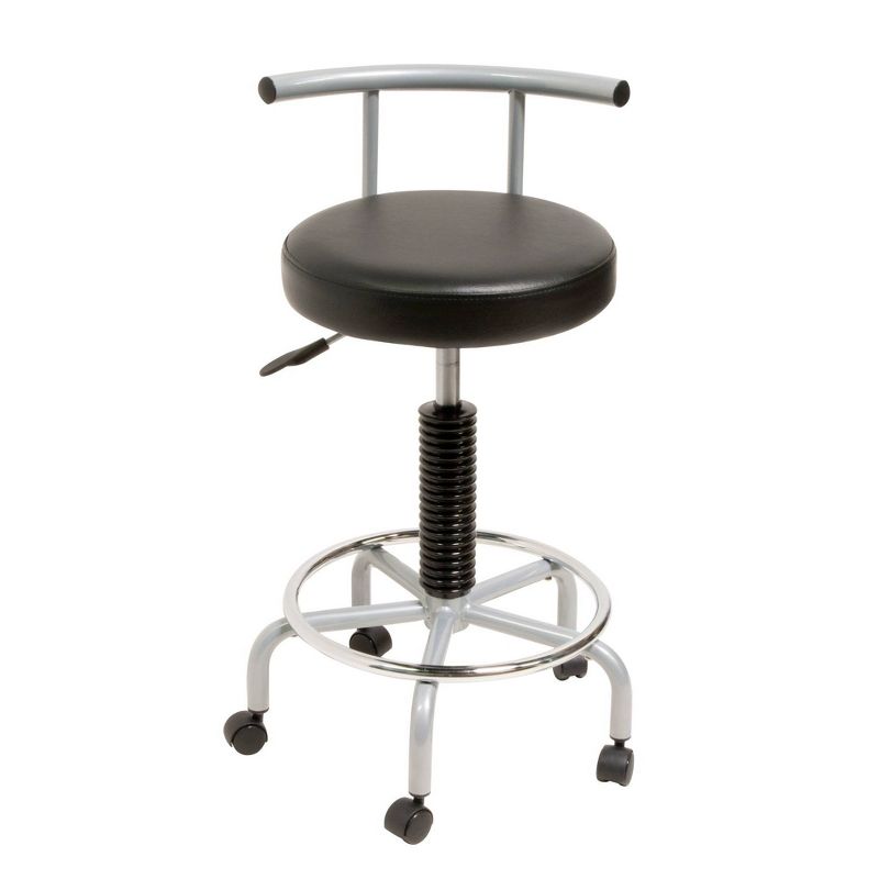 Futura Stool - Silver/Black