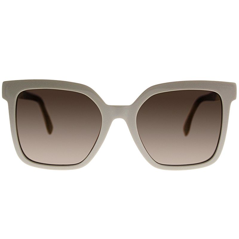 Fendi  SZJ JL Womens Square Sunglasses Ivory 54mm
