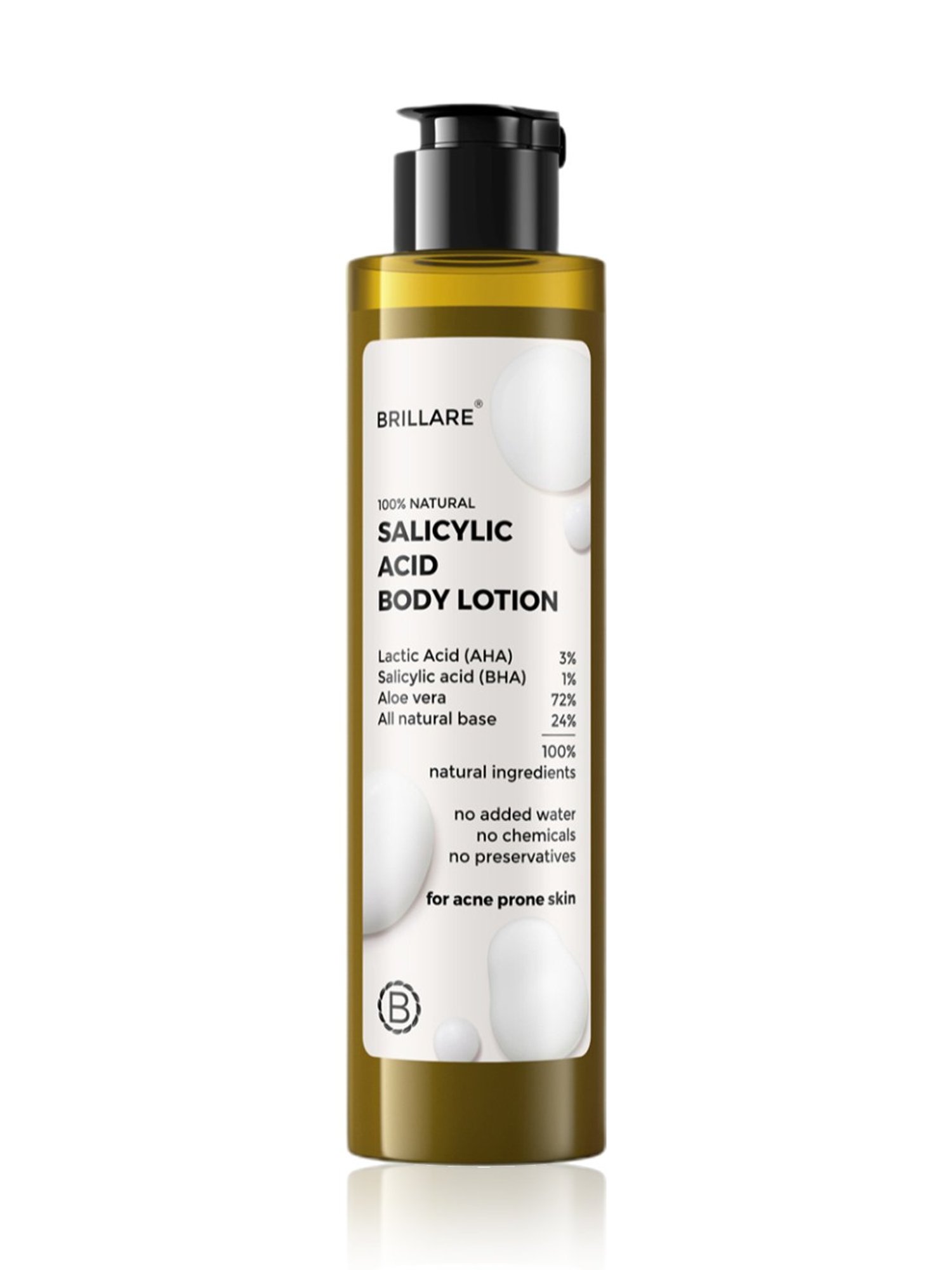 Brillare 100% Natural Salicylic Acid Body Lotion - 200 ml