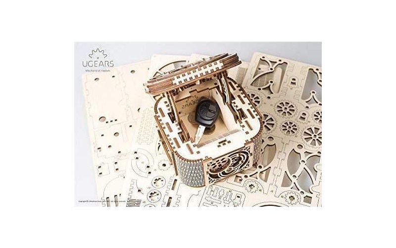 UGears Models UGears Mechanical Models 3D Wooden Puzzle | Treasure Box