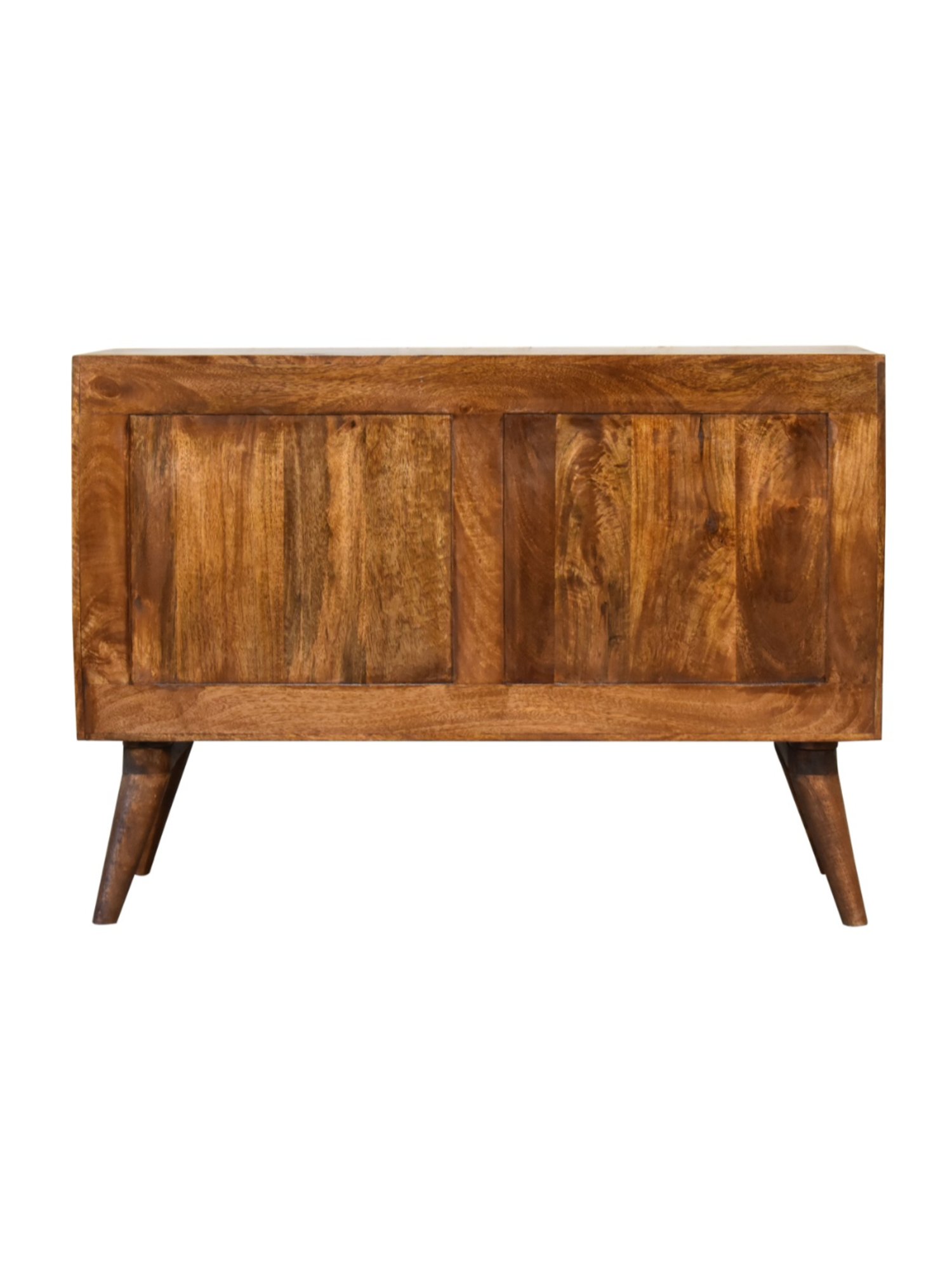 Artisan Furniture Chestnut Sliding Brown Wood Cabinet