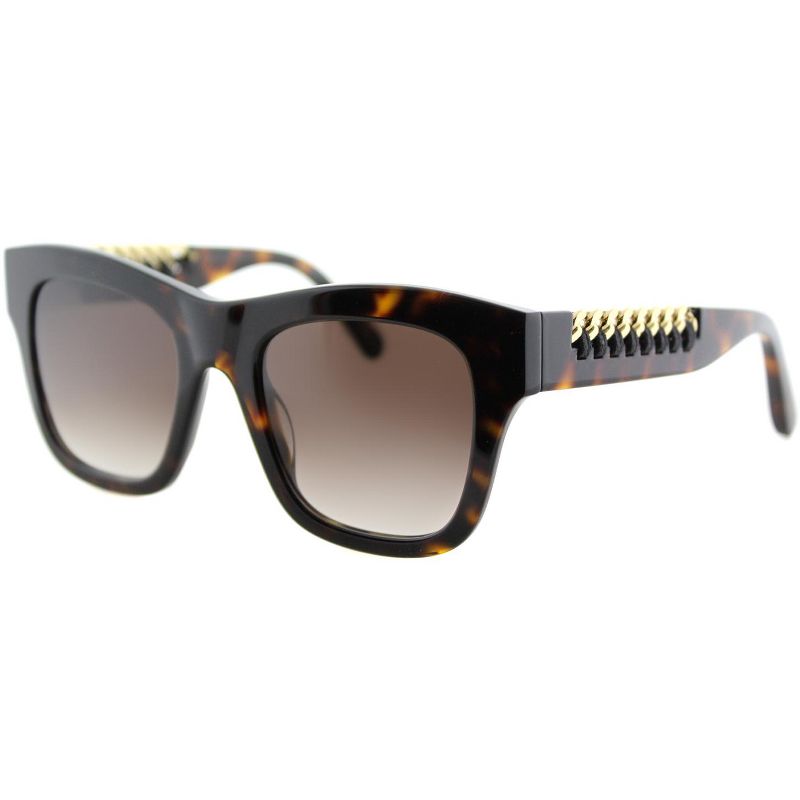 Stella McCartney  002 Womens Square Sunglasses Brown 49mm