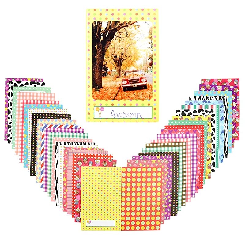 64 Pockets Mini Photo Album for Fujifilm Instax Mini 7s 8 8+ 9 25 26 50s 70 90 Instant Camera Name Card 64 Pockets Pink 2