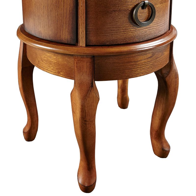 Harper Jewelry Armoire Burnished Oak - Powell Company