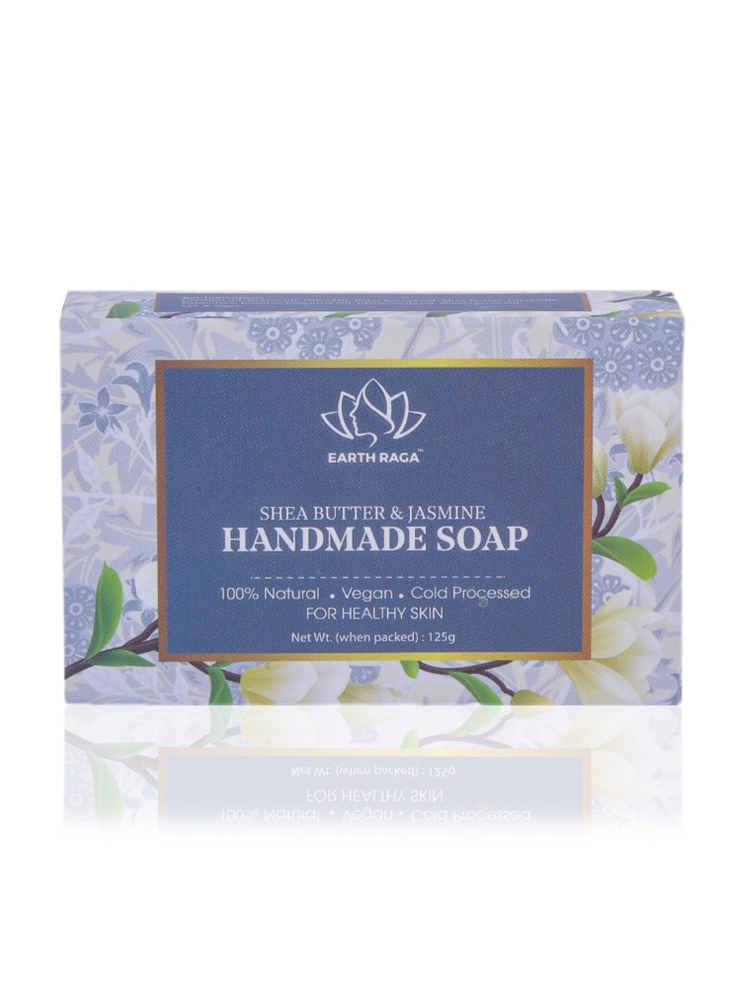 Earthraga Shea Butter & Jasmine Handmade Soap - 125 gm