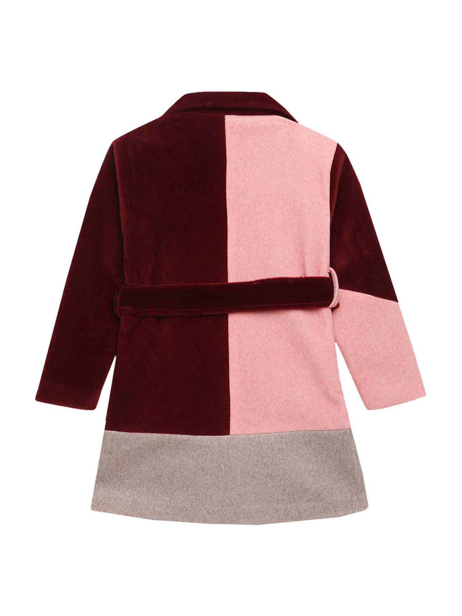 Elle Kids Multicolor Regular Fit Coat