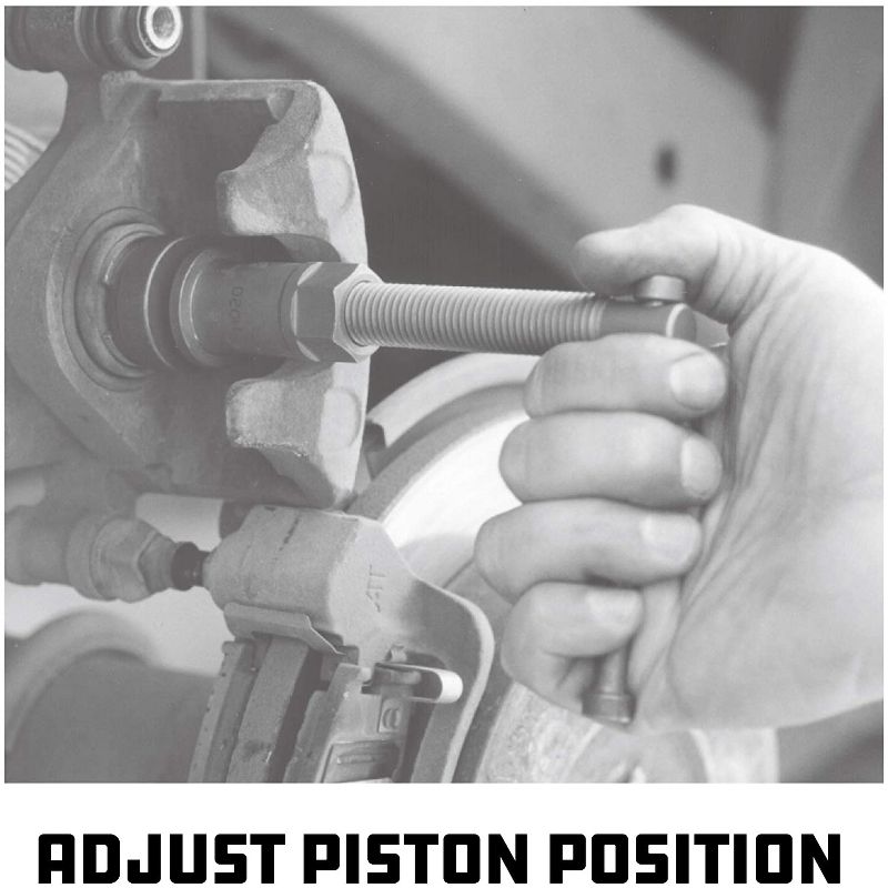 Powerbuilt 648622 Universal Master Disc Brake Tool Repair Kit with Carrying Case for Domestic and Import Vehicles