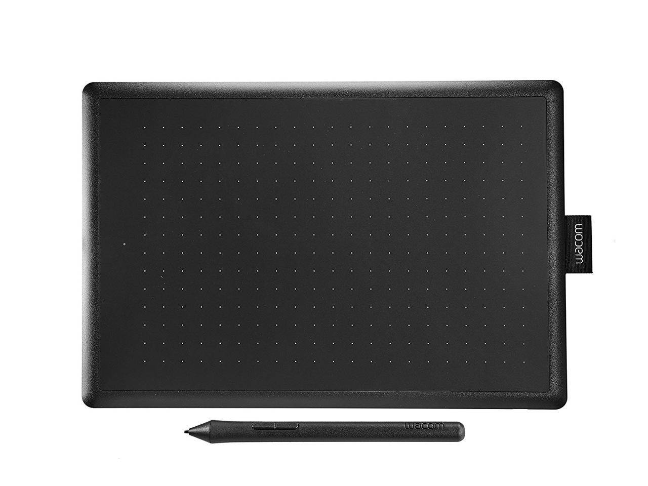 WACOM One By CTL-672/K0-CX Medium 8.5-inch x 5.3-inch Graphic Tablet Pen Pressure Levels 2048 (Red and Black)