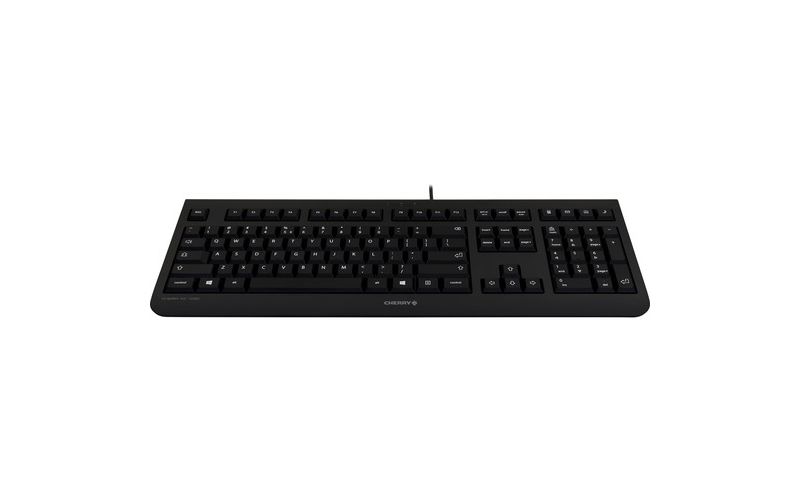 CHERRY JK-0800 Economical Corded Keyboard - Cable Connectivity - USB Interface - 104 Key - Calculator, Email, Browser, Sleep Hot Key(s)