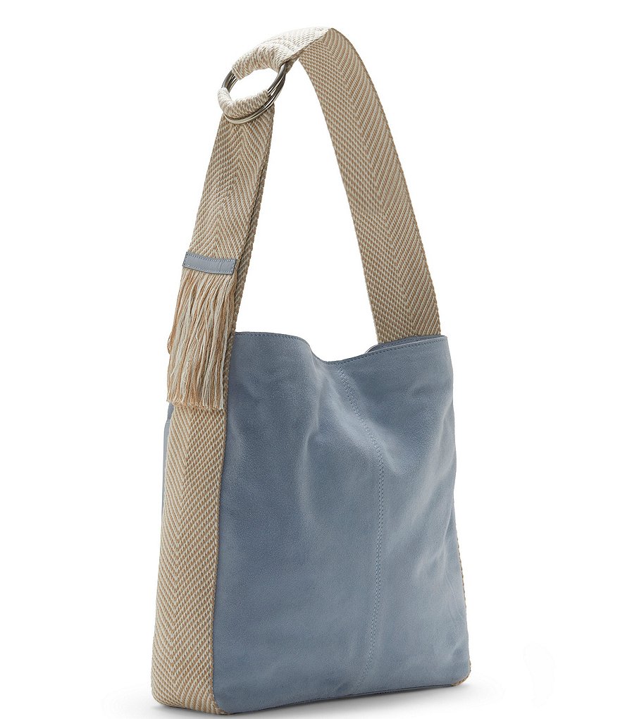 Lucky Brand Adyn Suede Snap Hobo Bag