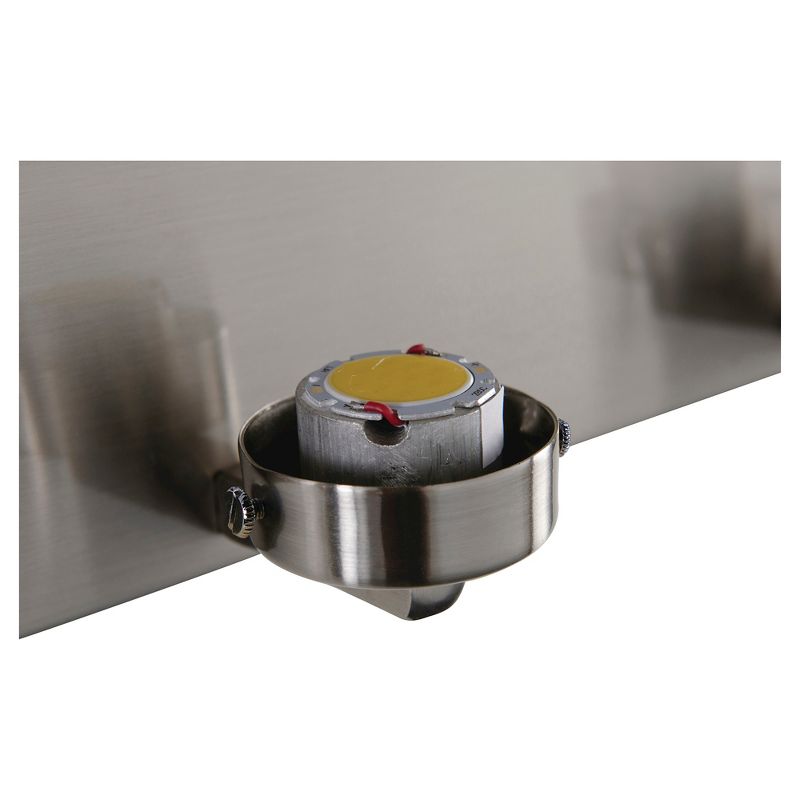 5" Clean 2 Light LED Bath Vanity Satin Nickel Finish/Etched Opal Glass - Varaluz