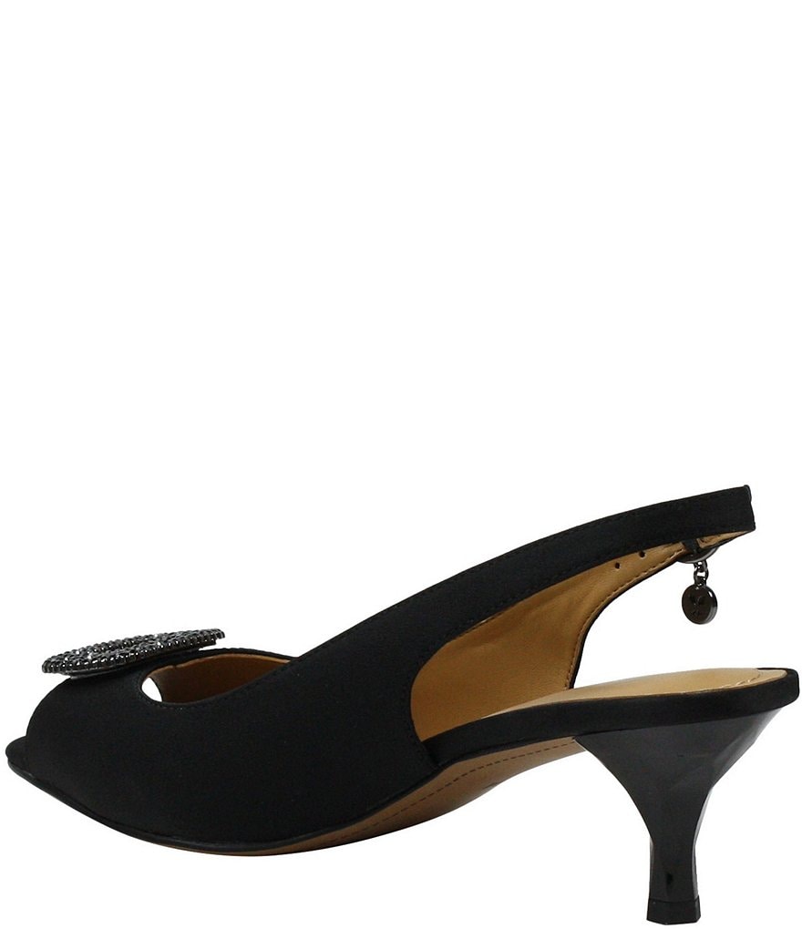 Trotters Kari Pearlized Leather Block-Heel Pumps