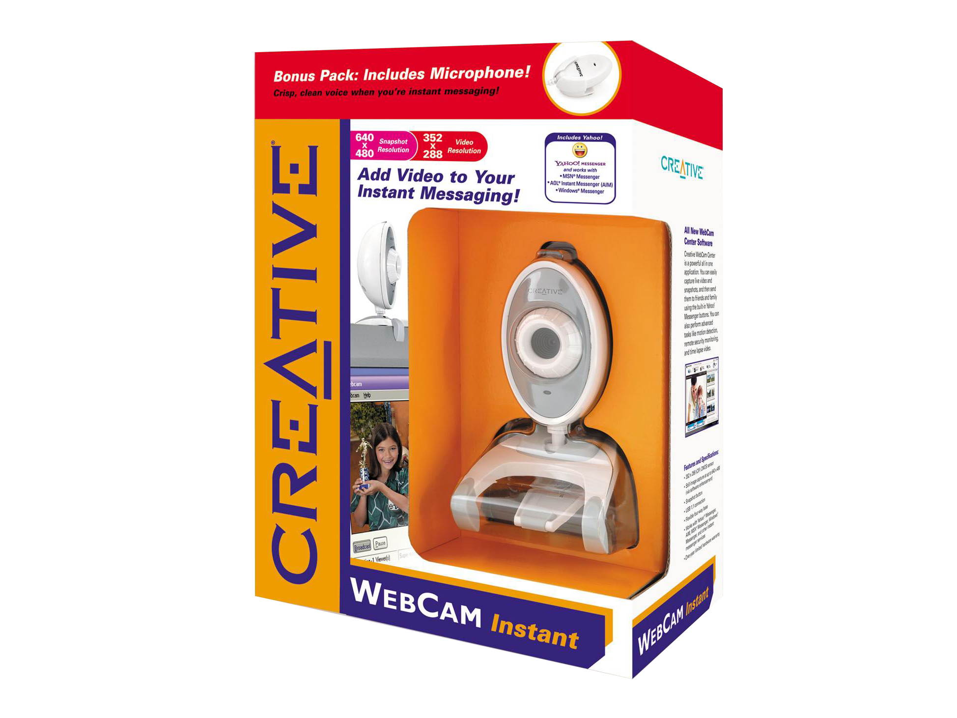 Creative 73VF004000012 WebCam Instant Bonus Pack