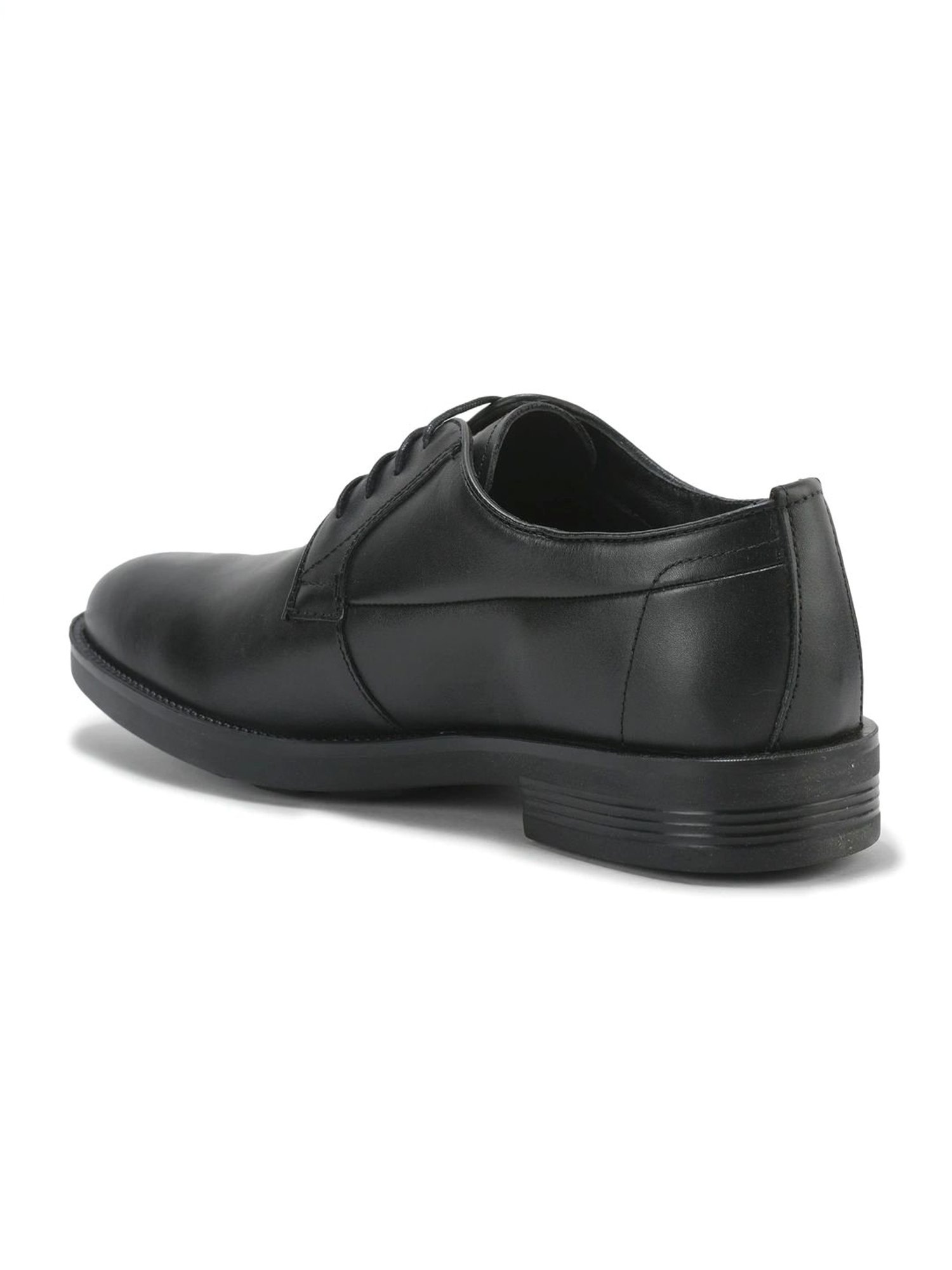 Woodland Men's Black Derby Shoes