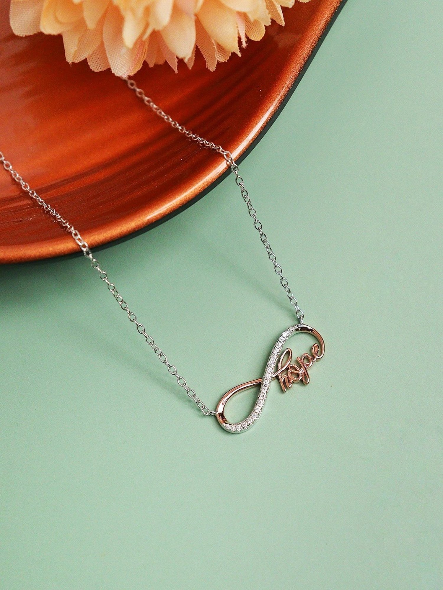 Curio Cottage 925 Silver Of Infinity Love Pendant Necklace