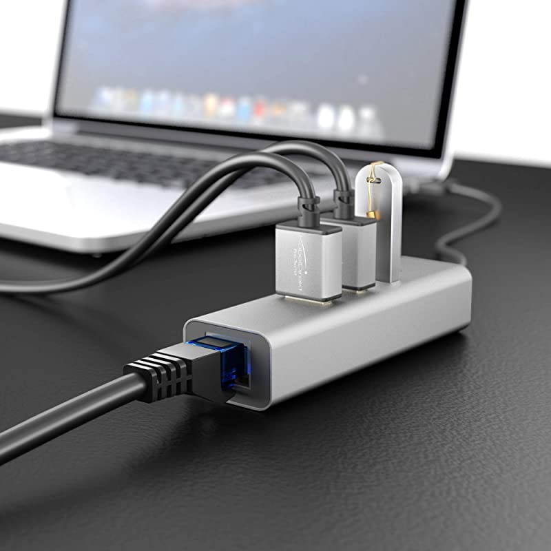 Ethernet Network Lan Patch Cable 1 foot x5 transfers a maximum internet speed of 1GB is compatible with Gigabit networks Switches Routers Modems with RJ45 port in blue