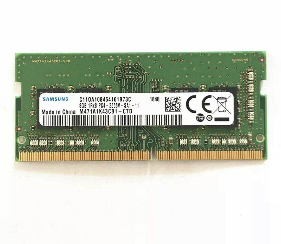 Samsung M471A1K43CB1-CTD 8GB DDR4 2666MHz RAM 260 Pin 1.2v SODIMM Laptop Memory
