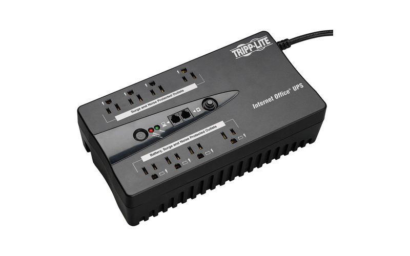 Tripp Lite UPS 550VA 300W Desktop Battery Back Up Compact 120V 50/60Hz DB9 RJ11 5-15P PC - 550VA/300W - 1.2 Minute Full Load