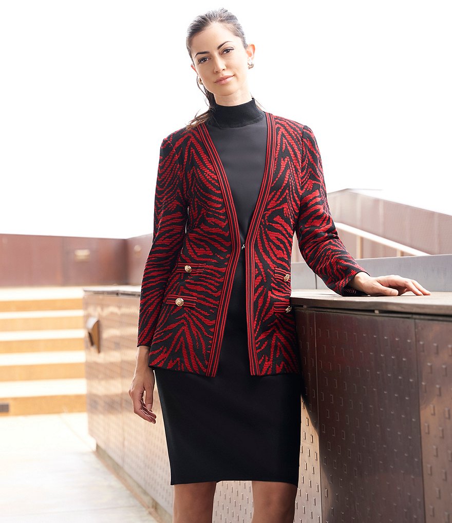 Ming Wang Straight Washable Skirt