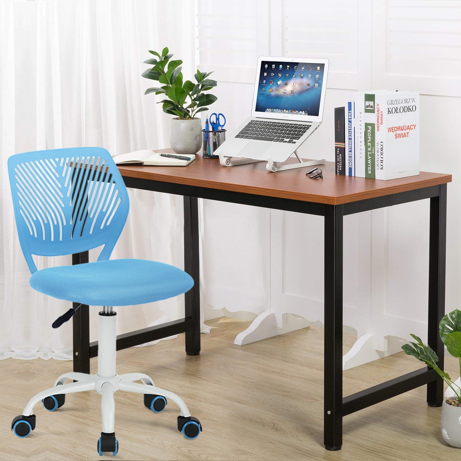 FurnitureR Child Task Chair Height Adjustable Student Teens Desk Computer Office Chair,Multiple Colors