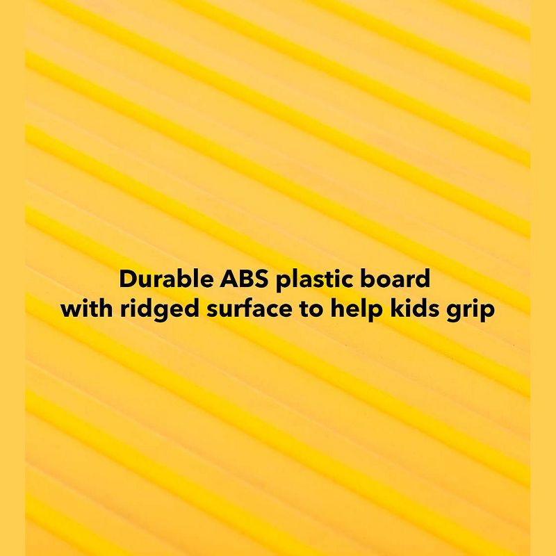 HearthSong One2Go Wiggleboard Wide-Base 3-Wheel Balance Board for Beginners