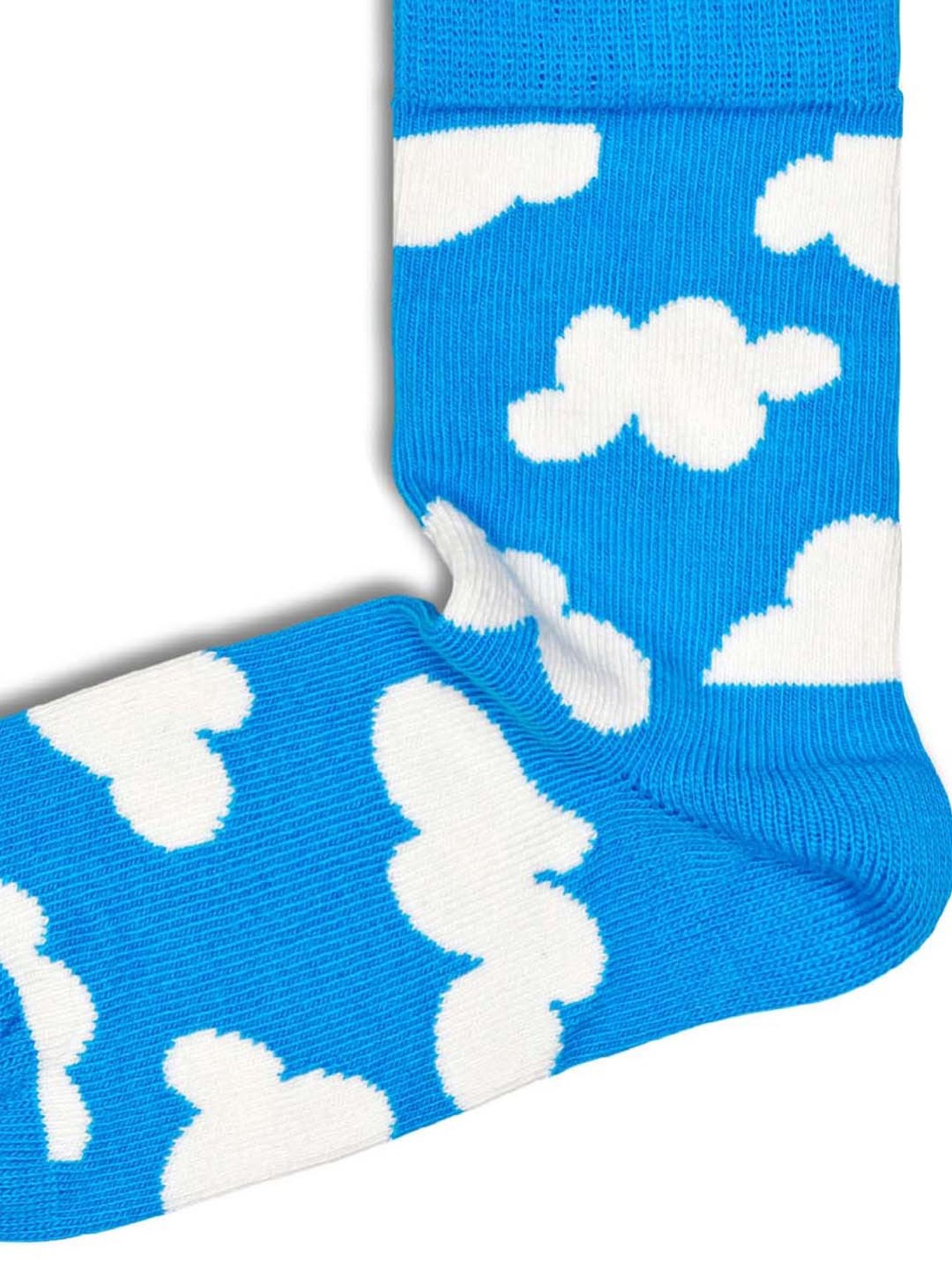 Happy Socks Kids Cloudy Blue Cotton Printed Socks (12-24M)